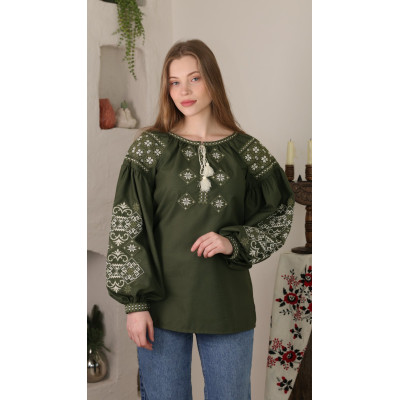 ЖБ 2146 блуза зелена